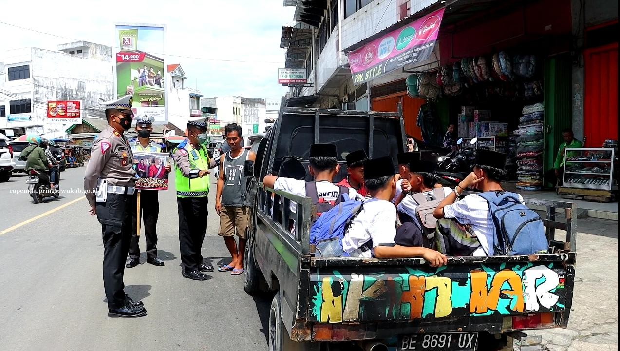  2 Hari Ops Zebra Krakatau, Satlantas Polres Pringsewu Beri 127 Teguran & 18 Tilang