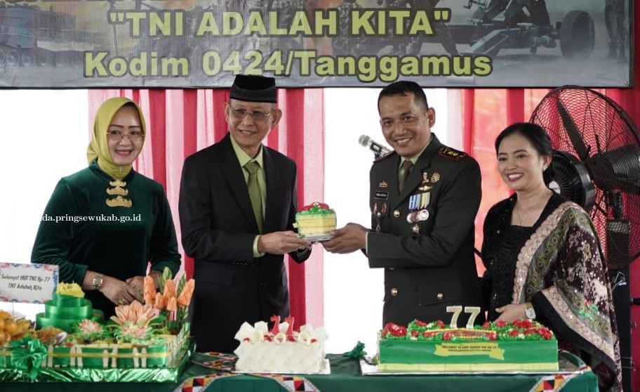 Kodim 0424 Gelar Upacara HUT Ke-77 TNI 