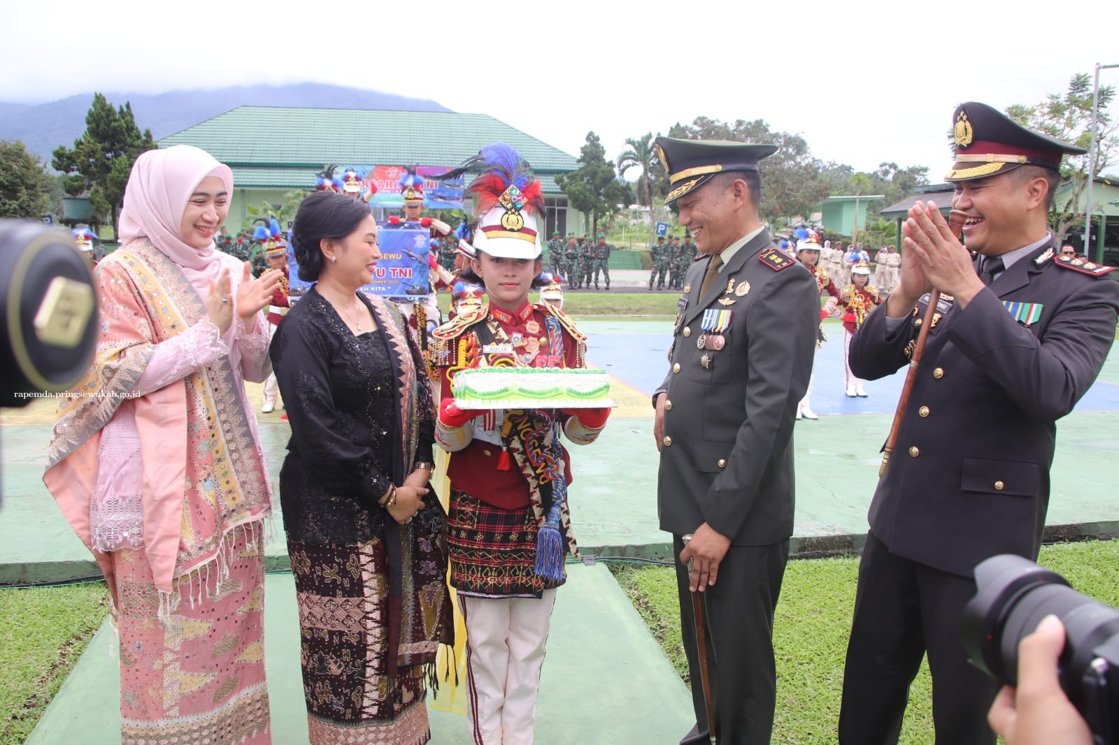 Pocil Pringsewu Semarakkan HUT Ke-77 TNI Kodim 0424 Tanggamus