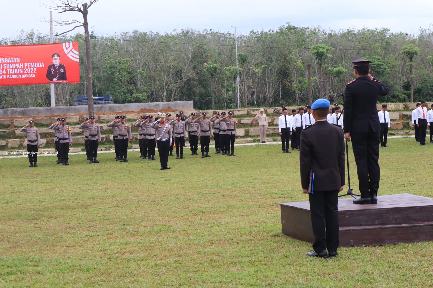 Polres Tubaba Gelar Upacara Hari Sumpah Pemuda Ke-94