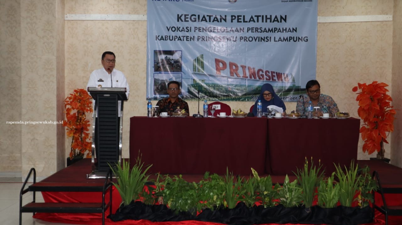 Mewujudkan Pringsewu Bebas Sampah, Digelar Pelatihan Pengelolaan Persampahan 