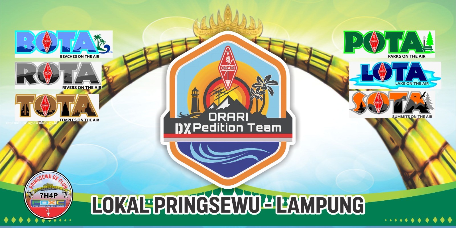 ORARI DXpedition Lokal Pringsewu Adakan POTA di Tangkit Serdang